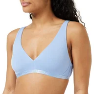Biustonosze - Emporio Armani Women's Basic Cotton Biustonosz Kobiety Biustonosz, Periwinkle, XS - miniaturka - grafika 1