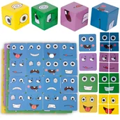 Gry planszowe - Gra Karty Klocki Zmieniające Twarze - miniaturka - grafika 1