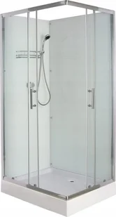 Savana Kabina prysznicowa narożna prostokątna 100x80x200 biała - Kabiny prysznicowe - miniaturka - grafika 1