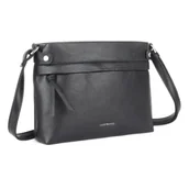 Torebki damskie - Trapezowa Damska Torebka Listonoszka LUIGISANTO - miniaturka - grafika 1