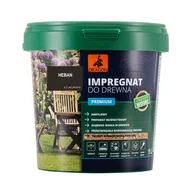 Farby i impregnaty do drewna - DRAGON Impregnat akrylowy do drewna PREMIUM 1 l heban - miniaturka - grafika 1