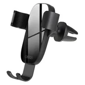 Uchwyty samochodowe do telefonów - Xo Uchwyt samochodowy grawitacyjny C37 czarny - miniaturka - grafika 1