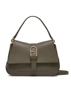 Torebki damskie - Furla Torebka Flow M Top Handle WB00996-BX2045-2810S-1007 Zielony - miniaturka - grafika 1