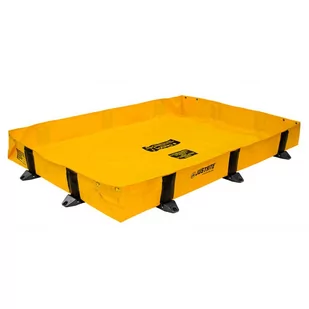 Składana Osłona Przeciwrozlewowa (1,2 M X 2,4 M X 203 Mm), 602 L. 2 Beczki Żółty 200 L. - 1000 L.  Powyżej 401 L. - Pojemniki przemysłowe - miniaturka - grafika 1