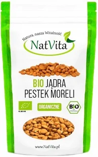 NatVita Bio Pestki Jądra Moreli 1000 g - Ziarna i nasiona roślin strączkowych - miniaturka - grafika 1
