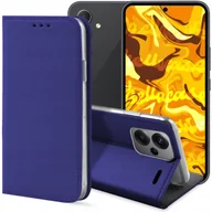 Etui i futerały do telefonów - ETUI Z KLAPKĄ DO XIAOMI REDMI NOTE 13 PRO PLUS 5G GRANATOWE ZAMYKANE KABURA - miniaturka - grafika 1