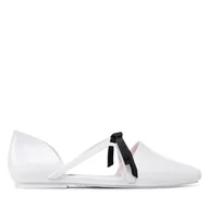 Baleriny - Baleriny Melissa Pointy Stripe Jason 33435 Biały - miniaturka - grafika 1