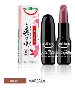 EQUILIBRA Loves Nature pomadka do ust 06 Marsala 4ml - Szminki - miniaturka - grafika 1