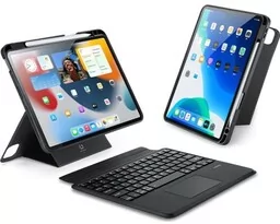 Dux Ducis Etui z klawiaturą Bluetooth (DK Series) do iPad Air 6/5/4, iPad Pro 11 2022/2021/2020/2018, czarne - Etui do tabletów - miniaturka - grafika 1