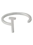 Sygnety - Design Letters Srebrny pierścionek "A-Z" - miniaturka - grafika 1