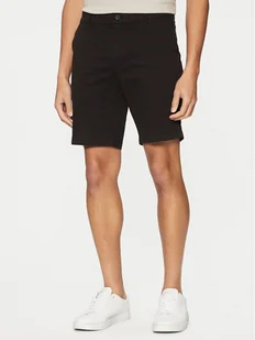 Calvin Klein Szorty materiałowe Modern Twill K10K114063 Czarny Slim Fit - Spodenki męskie - miniaturka - grafika 1