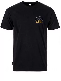 Koszulki dla chłopców - Horsefeathers PEAK EMBLEM black koszulka męska - XL - grafika 1