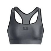 Biustonosze - Under Armour, Biustonosz treningowy HG Armour Mid Padless, 1373865-012, Szary, Rozmiar L - miniaturka - grafika 1
