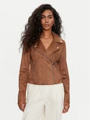 Kurtki damskie - Vero Moda Kurtka z imitacji skóry Jose 10300938 Brązowy Regular Fit - miniaturka - grafika 1