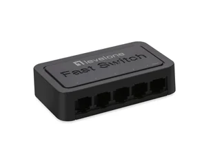 LevelOne FEU-0512 łącza sieciowe Nie zarządzany Fast Ethernet (10/100) Czarny - Pozostałe akcesoria sieciowe - miniaturka - grafika 1