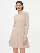 Sukienki - ONLY Sukienka dzianinowa 15306551 Beżowy Regular Fit - miniaturka - grafika 1