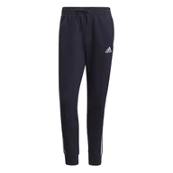 Dresy męskie - Spodnie dresowe męskie adidas ESSENTIALS FRENCH TERRY 3-STRIPES granatowe GK8888-L - miniaturka - grafika 1