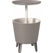 Stoły ogrodowe - KETER Ogrodowy pojemnik na lód / Cool Bar Taupe 17186745 17186745 - miniaturka - grafika 1