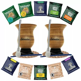 Zestaw Yerba Mate dla Dwojga 10x 50g 500g Cuia - Yerba Mate Zestaw Yerba Mate dla Dwojga 10x 50g 500g Cuia - Yerba Mate - miniaturka - grafika 1