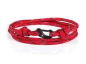 Bransolety męskie - Bransoletka męska paracord z karabińczykiem Argento - miniaturka - grafika 1