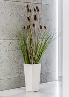 Donice - 14x14x40 cm (spód) + 19x19 cm (góra) CT - Donica betonowa (szara) - miniaturka - grafika 1