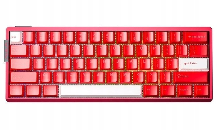 AULA AG60 Pro White+Red Aether magnetic switch RGB AUAG60P-WR-AM