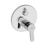 Baterie wannowe i prysznicowe - Hansa Primo - Bateria wannowa podtynkowa z przełącznikiem na 2 wyjścia, chrom 89903003 - miniaturka - grafika 1