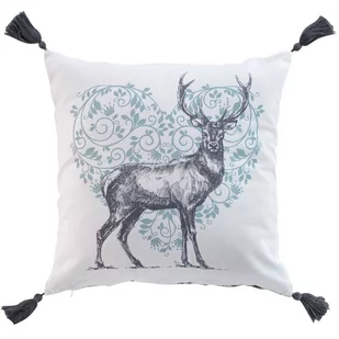 Ozdobna Poduszka Z Chwostami I Nadrukiem, 40 X 40 Cm, Bawełna - Kołdry i poduszki dla dzieci - miniaturka - grafika 1