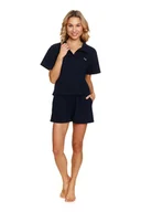 Piżamy damskie - Doctor Nap Granatowa piżama damska - M - miniaturka - grafika 1
