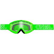 Gogle i okulary motocyklowe - Oneal B-Zero Okulary Motocross (Green) - miniaturka - grafika 1