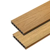 Podesty i deski tarasowe - Deska Tarasowa Kompozytowa Premium Dąb Naturalny / Dąb Winchester – dł. 4 m - miniaturka - grafika 1