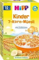 Dania dla dzieci - HiPP - BIO musli 7 zbóż z bananami - miniaturka - grafika 1