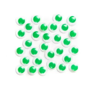 DP Craft Samoprzylepne ruchome oczka 8 mm zielone KSOC-028 - Zabawki kreatywne - miniaturka - grafika 2