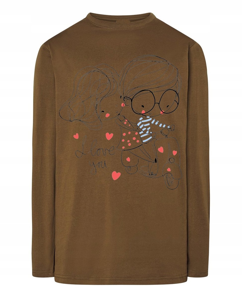 Walentynki Longsleeve nadruk Zakochana Para M