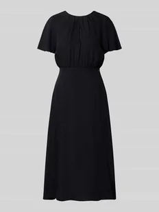 Sukienka midi z marszczeniami - Sukienki - miniaturka - grafika 1