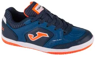 Piłka nożna - Joma Top Flex Jr 2433 IN TPJW2433IN, dla chłopca, buty halowe - halówki, Granatowy - miniaturka - grafika 1