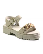 Sandały damskie - SANDAŁY CAPRICE - 9-28708-20 BEIGE - Caprice - miniaturka - grafika 1