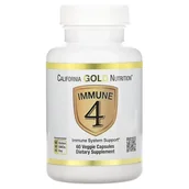 Suplementy naturalne - California Gold Nutrition, Immune 4, 60 kaps. - miniaturka - grafika 1