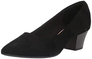 Clarks Damskie czółenka Teresa, czarny, imitacja weluru, 37 eu - Czółenka - miniaturka - grafika 1