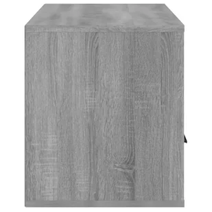 Lumarko Szafka pod telewizor, szary dąb sonoma, 100x35x40 cm - Szafki RTV - miniaturka - grafika 9