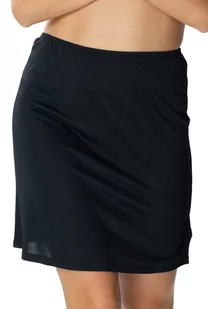 Krótka Gładka Półhalka Linda 48 Czarny - Bielizna nocna - miniaturka - grafika 1