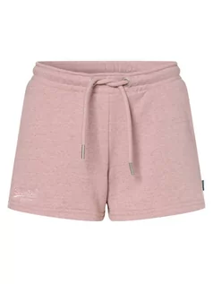 Spodnie sportowe damskie - Superdry Damskie spodenki dresowe, różowy - grafika 1