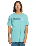 Koszulki męskie - Quiksilver T-shirt męski niebieski L - miniaturka - grafika 1