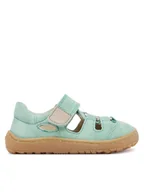 Buty dla chłopców - Froddo Sandały Barefoot Elastic Sandal G3150262-11 M Zielony - miniaturka - grafika 1