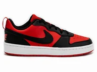 Moda i Uroda OUTLET - BUTY NIKE COURT BOROUGH LOW DV5456-600 czerwono czarne sportowe 36 - miniaturka - grafika 1