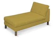 Pokrowce na meble - Dekoria pl pl Pokrowiec na szezlong Karlstad wolnostojący krótki musztardowy szenil 80 x 160 x 80 cm Etna 732-705-04 - miniaturka - grafika 1