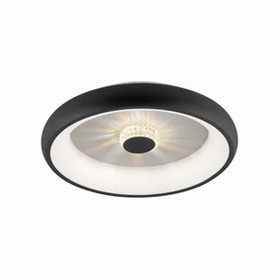 Paul Neuhaus Lampa sufitowa czarna z diodą LED i pilotem - Ghislaine - Lampy sufitowe - miniaturka - grafika 1