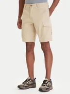 Spodenki męskie - Napapijri Szorty materiałowe NP0A4HOT Beżowy Regular Fit - miniaturka - grafika 1