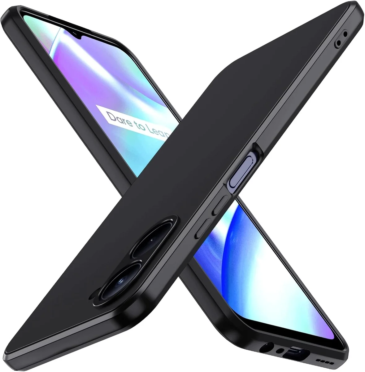 ETUI SILIKONOWE REALME C33 OBUDOWA ETUI OCHRONA APARATU CZARNE