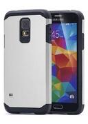 Etui i futerały do telefonów - Slim Armor Samsung Galaxy S5 Srebrny - miniaturka - grafika 1
